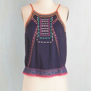 Modcloth Fun-Loving Your Look Top in M